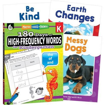 Shell Education Learn At Home Grade K Frequency Words Printed Book1