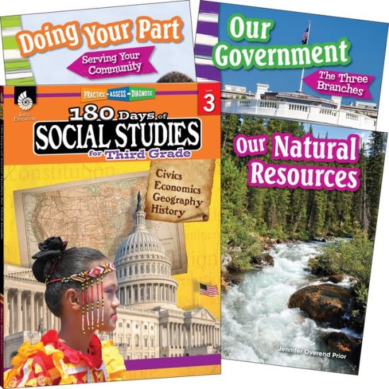 Shell Education Learn At Home Social Studies Books Printed Book1