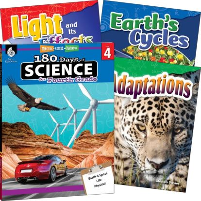 Shell Education Learn At Home Science 4-book Set Printed Book1