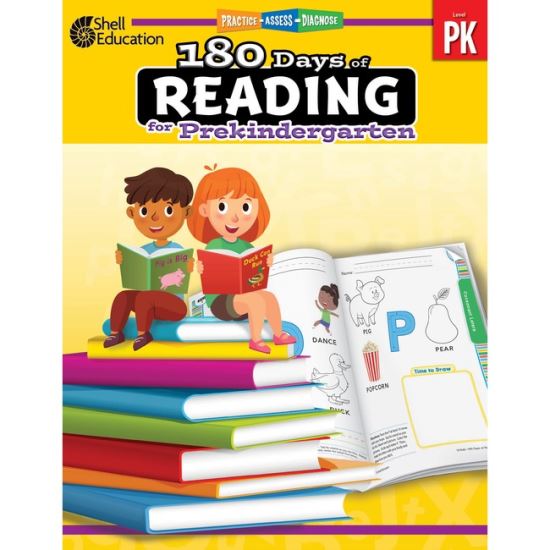 Shell Education 180 Days of Reading for Prekindergarten Printed Book1