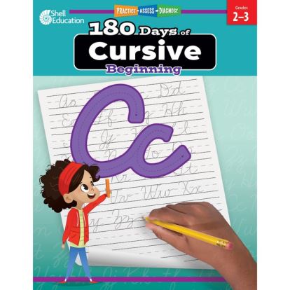 Shell Education 180 Days of Cursive: Beginning Printed Book1