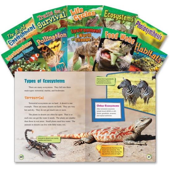 Shell Education Grades 2-3 Life Science Book Set Printed Book1