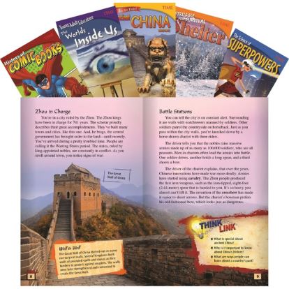 Shell Education TIME Informational Text Grade 6 Set 2, 5-Book Set Printed Book1