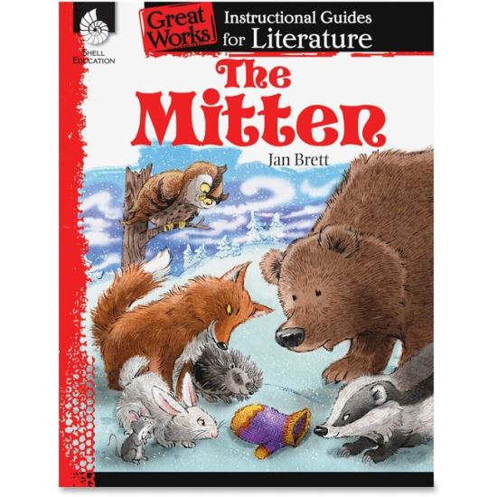 Shell Education Education The Mitten Instructional Guide Printed Book by Jan Brett1