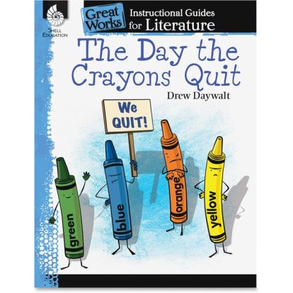 Shell Education The Day the Crayons Quit Instructional Guide Printed Book by Drew Daywalt1