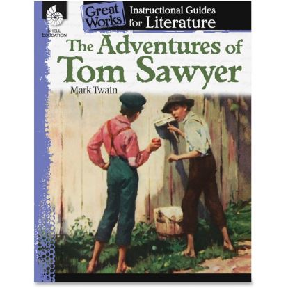 Shell Education Adventures Tom Sawyer Instruction Guide Printed Book by Mark Twain1