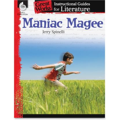 Shell Education Grade 4-8 Maniac Magee Instructional Guide Printed Book by Jerry Spinelli1