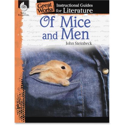 Shell Education Grade 9-12 Of Mice/Men Instruction Guide Printed Book by John Steinbeck1