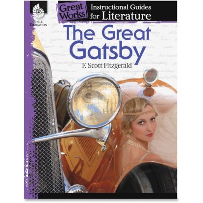 Shell Education The Great Gatsby Literature Guide Printed Book by F.Scott Fitzgerald1