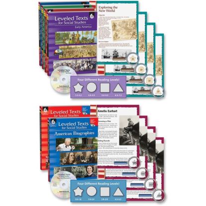Shell Education Social Studies Leveled Texts Book Set Printed/Electronic Book1