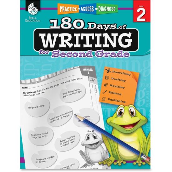 Shell Education 2nd Grade 180 Days of Writing Book Printed Book1