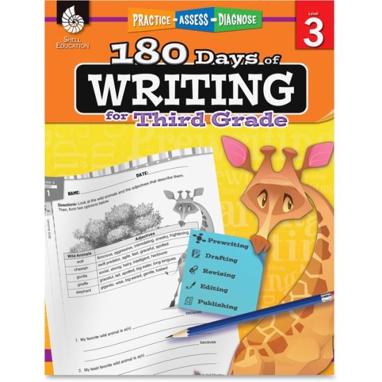 Shell Education 3rd Grade 180 Days of Writing Book Printed Book1