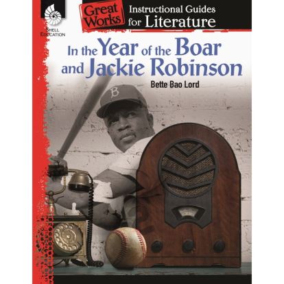 Shell Education Year of Boar & Jackie Robinson Guide Printed Book by Bette Bao Lord1