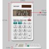 Sharp EL-244WB 8 Digit Professional Pocket Calculator4