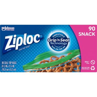 Ziploc&reg; Snack Size Storage Bags1