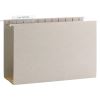 TUFF Extra Capacity Hanging File Folders w/ Easy Slide Tab, 4" Expansion, Legal, Steel Gray,18/Box1