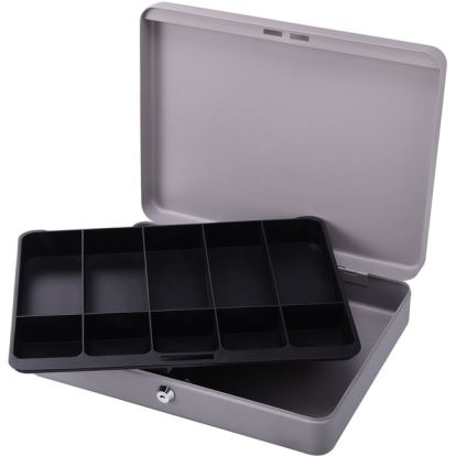 Sparco All-Steel Locking Cash Box with Tray1