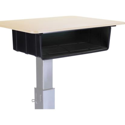 Lorell Sit-to-Stand School Desk Large Book Box1