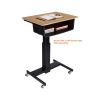 Lorell Sit-to-Stand School Desk Large Book Box2
