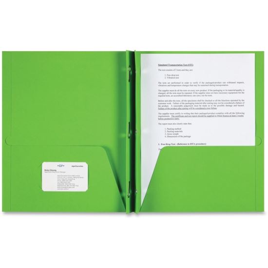 Sparco Letter Pocket Folder1