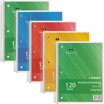 Sparco Wire Bound College Ruled Notebook1