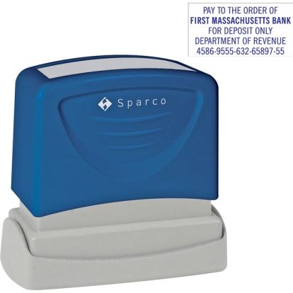 Sparco Endorsement Address Stamp1