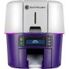SICURIX Sigma DS2 Double Sided Dye Sublimation/Thermal Transfer Printer - Color - Card Print - Ethernet - USB - Silver, Blue2