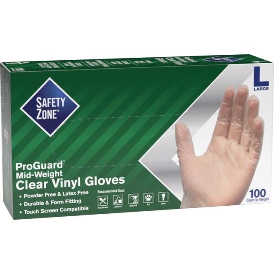 Safety Zone 3 mil General-purpose Vinyl Gloves1