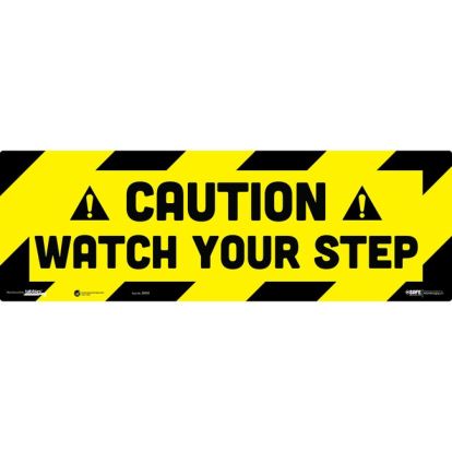 Tabbies CAUTION WATCH YOUR STEP Floor Decal1