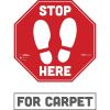 Tabbies BeSafe STOP HERE Messaging Carpet Decals4