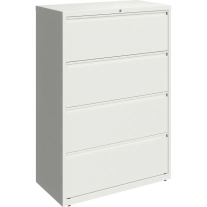 Lorell 36" White Lateral File - 4-Drawer1