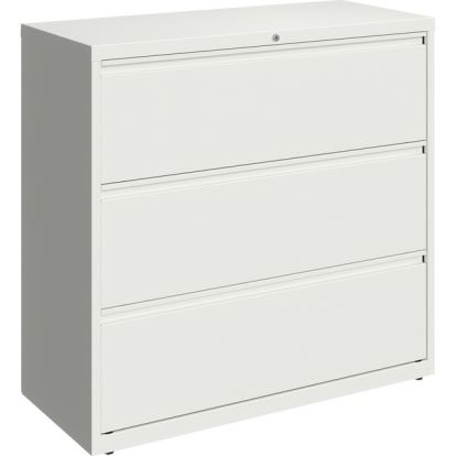 Lorell 42" White Lateral File - 3-Drawer1