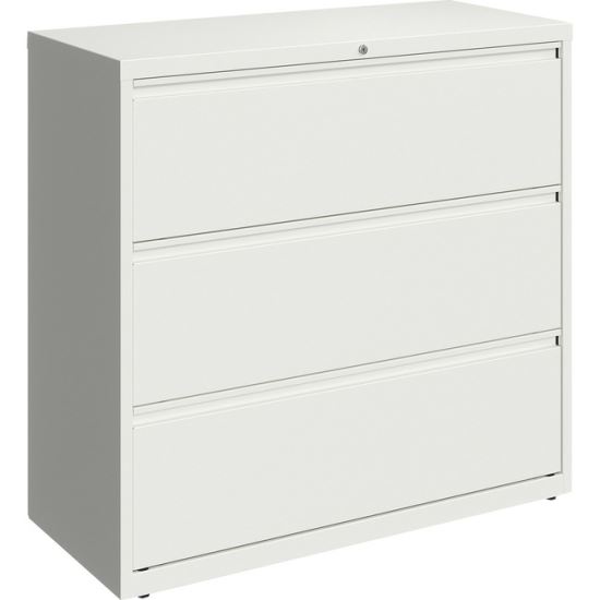 Lorell 42" White Lateral File - 3-Drawer1