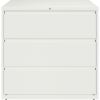 Lorell 42" White Lateral File - 3-Drawer2