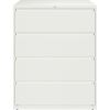 Lorell 42" White Lateral File - 4-Drawer2