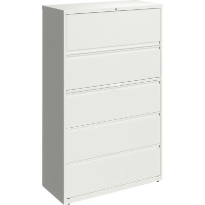 Lorell 42" White Lateral File - 5-Drawer1