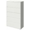 Lorell 42" White Lateral File - 5-Drawer3