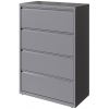 Lorell 36" Silver Lateral File - 4-Drawer3