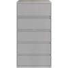 Lorell 36" Silver Lateral File - 5-Drawer2
