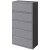 Lorell 36" Silver Lateral File - 5-Drawer3