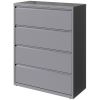 Lorell 42" Silver Lateral File - 4-Drawer3