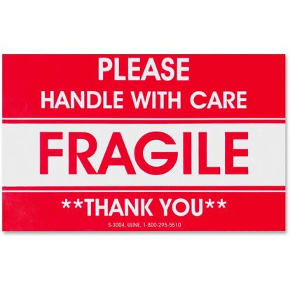Tatco Fragile/Handle With Care Shipping Label1