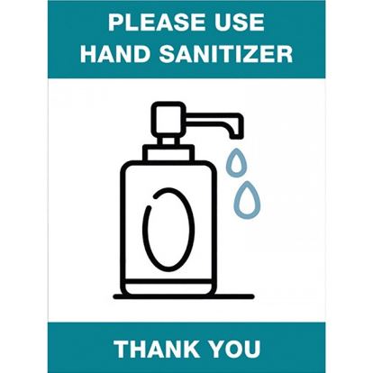 Lorell Please Use Hand Sanitizer Sign1