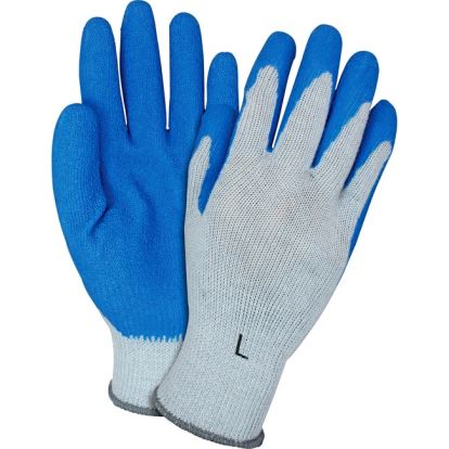 Safety Zone Blue/Gray Coated Knit Gloves1