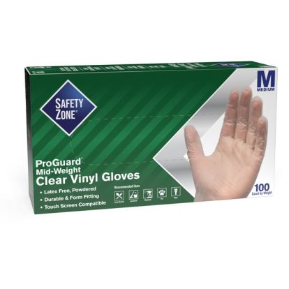 Safety Zone 3 mil General-purpose Vinyl Gloves1