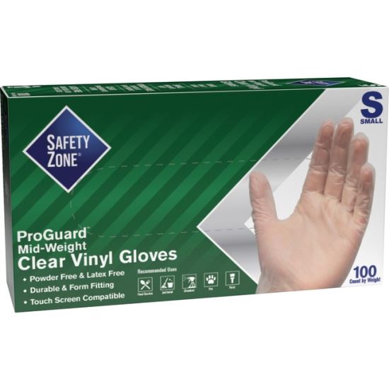 Safety Zone 3 mil General-purpose Vinyl Gloves1