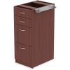 Lorell Relevance Series Mahogany Laminate Office Furniture Storage Cabinet - 4-Drawer3