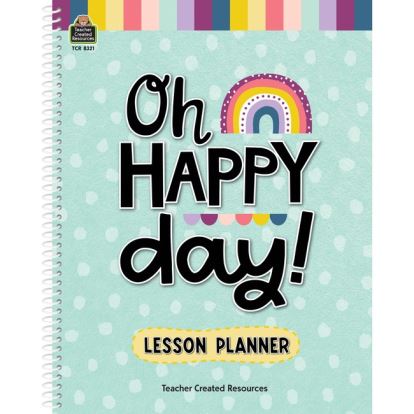 Teacher Created Resources Oh Happy Day Lesson Planner1