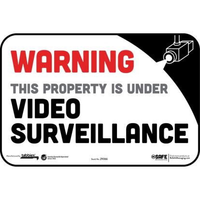 Tabbies PROPERTY IS UNDER SURVEILLANCE Wall Decal1