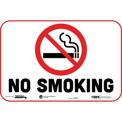 Tabbies NO SMOKING BeSafe Facilities Wall Decals1